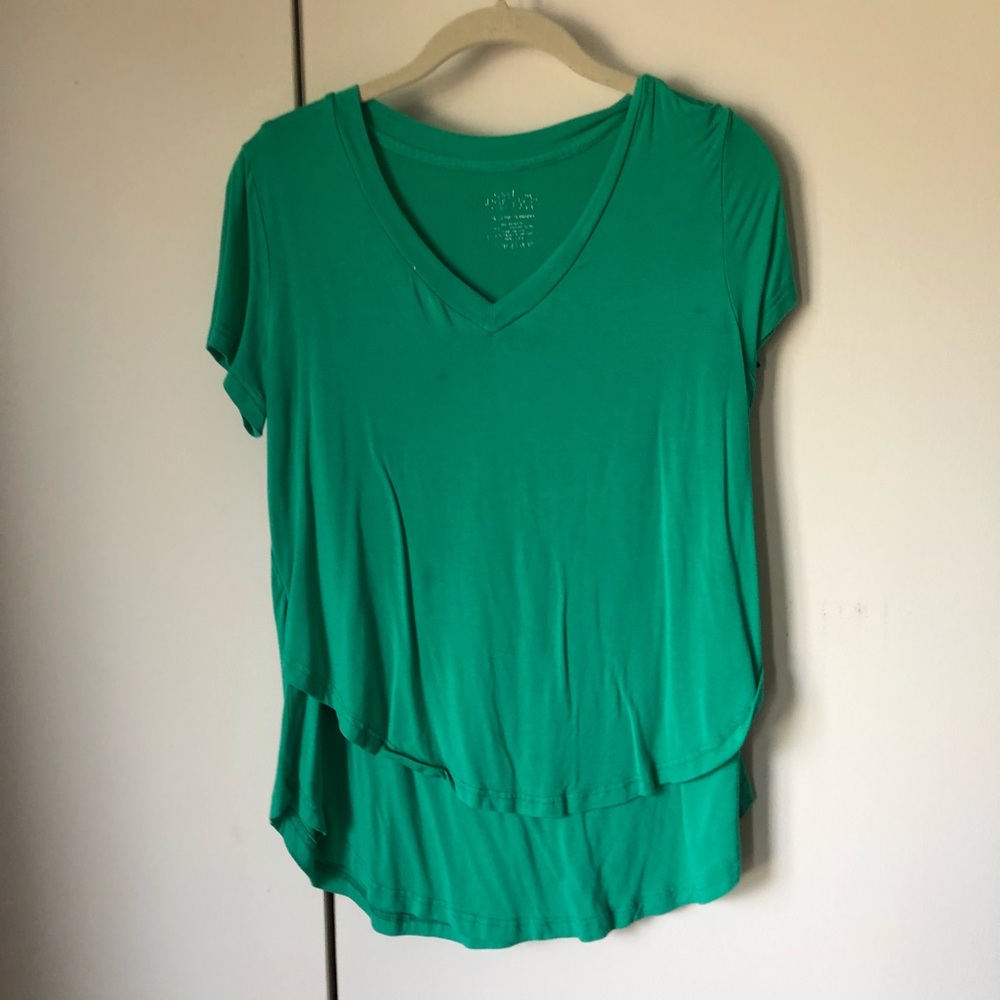 Teal Latched Mama Nursing tee